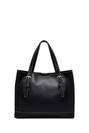 Woman Black Long Strap Shoulder Bag | Derimod Woman Black Long Strap Shoulder Bag | Derimod