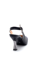 Kadın Deri Aksesuar Detaylı Stiletto | Derimod Kadın Deri Aksesuar Detaylı Stiletto | Derimod