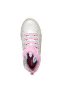 Geox Kız Çocuk Beyaz Skylin Bağcıklı Desenli Bilekli Sneaker | Derimod Geox Kız Çocuk Beyaz Skylin Bağcıklı Desenli Bilekli Sneaker | Derimod