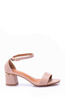 Women's Stone Detailed Heeled Shoes | Derimod Women's Stone Detailed Heeled Shoes | Derimod