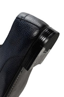 Derimod Black Men's Navy Blue Leather Classic Shoes | Derimod Derimod Black Men's Navy Blue Leather Classic Shoes | Derimod