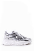 Kadın Gümüş Deri Sneaker | Derimod Kadın Gümüş Deri Sneaker | Derimod