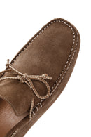 Erkek Vizon Süet Deri Casual Loafer | Derimod Erkek Vizon Süet Deri Casual Loafer | Derimod