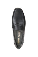 Geox Men's Black U Moner 2Fit Casual Leather Loafer | Derimod Geox Men's Black U Moner 2Fit Casual Leather Loafer | Derimod