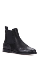 Crocodile Patterned Women's Leather Boots | Derimod Crocodile Patterned Women's Leather Boots | Derimod