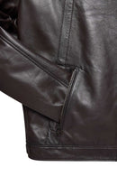 Lucas Erkek Kahverengi Hakim Yaka Deri Ceket | Derimod Lucas Erkek Kahverengi Hakim Yaka Deri Ceket | Derimod