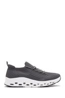 Derimod Zero Men's Gray Lace-Up Thick Soled Sneaker | Derimod Derimod Zero Men's Gray Lace-Up Thick Soled Sneaker | Derimod
