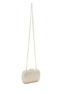 Women's Gold Stone Evening Mini Box Bag | Derimod Women's Gold Stone Evening Mini Box Bag | Derimod