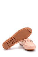 Women's Leather Bow Detailed Loafer | Derimod Women's Leather Bow Detailed Loafer | Derimod
