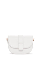 Women's White Long Strap Mini Shoulder Bag | Derimod Women's White Long Strap Mini Shoulder Bag | Derimod