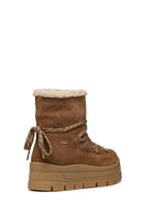 Geox Kadın Kahverengi Spherica Ec7.1 Abx Kürklü Waterproof Süet Deri Bot | Derimod Geox Kadın Kahverengi Spherica Ec7.1 Abx Kürklü Waterproof Süet Deri Bot | Derimod