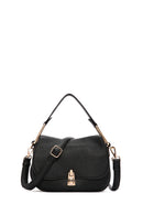 Women's Black Long Strap Shoulder Bag | Derimod Women's Black Long Strap Shoulder Bag | Derimod