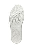 Geox Men's White Deiven Lace-up Leather Casual Sneaker | Derimod Geox Men's White Deiven Lace-up Leather Casual Sneaker | Derimod