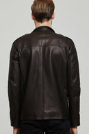 Moreno Erkek Siyah Spor Blazer Deri Ceket | Derimod Moreno Erkek Siyah Spor Blazer Deri Ceket | Derimod
