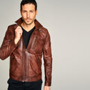 PHILIP MEN'S LEATHER JACKET | Derimod PHILIP MEN'S LEATHER JACKET | Derimod