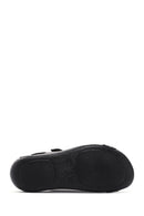 Kadın Siyah Bantlı Comfort Sandalet | Derimod Kadın Siyah Bantlı Comfort Sandalet | Derimod
