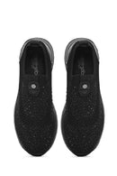 Derimod Zero Women's Black Stone Sneaker | Derimod Derimod Zero Women's Black Stone Sneaker | Derimod