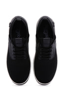 Derimod Zero Men's Black Lace-Up Sneaker | Derimod Derimod Zero Men's Black Lace-Up Sneaker | Derimod