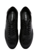 Erkek Siyah Deri Casual Ayakkabı | Derimod Erkek Siyah Deri Casual Ayakkabı | Derimod