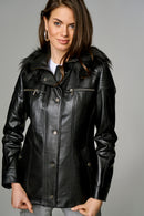 Veronica Kadın Deri Ceket | Derimod Veronica Kadın Deri Ceket | Derimod