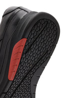 Erkek Siyah Bağcıklı Deri Sneaker | Derimod Erkek Siyah Bağcıklı Deri Sneaker | Derimod