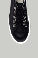 Yüksek Tabanlı Kadın Deri Sneaker | Derimod Yüksek Tabanlı Kadın Deri Sneaker | Derimod