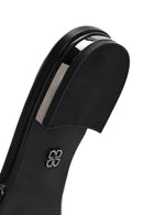 Women's Black Stone Slippers | Derimod Women's Black Stone Slippers | Derimod