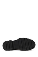 Kadın Siyah Kalın Tabanlı Deri Maskülen Loafer | Derimod Kadın Siyah Kalın Tabanlı Deri Maskülen Loafer | Derimod