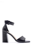 Women's Leather Heeled Sandals | Derimod Women's Leather Heeled Sandals | Derimod