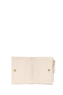 Women's Cream Knit Wallet | Derimod Women's Cream Knit Wallet | Derimod