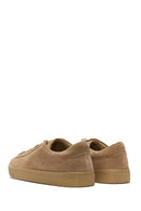 Erkek Bej Deri Süet Sneaker | Derimod Erkek Bej Deri Süet Sneaker | Derimod