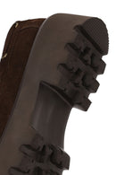 Woman Brown Lace-Up Thick-Soled Suede Casual Shoes | Derimod Woman Brown Lace-Up Thick-Soled Suede Casual Shoes | Derimod