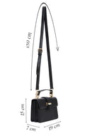 Women's Black Long Strap Crossbody Bag | Derimod Women's Black Long Strap Crossbody Bag | Derimod