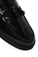 Erkek Siyah Püsküllü Deri Loafer | Derimod Erkek Siyah Püsküllü Deri Loafer | Derimod