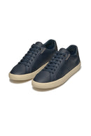 Geox Erkek Lacivert Affile Bağcıklı Deri Sneaker | Derimod Geox Erkek Lacivert Affile Bağcıklı Deri Sneaker | Derimod