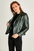 Sasha Kadın Deri Ceket | Derimod Sasha Kadın Deri Ceket | Derimod