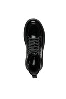 Geox Girls Black Phaolae Lace-Up Zipper Detailed Leather Combat Boots | Derimod Geox Girls Black Phaolae Lace-Up Zipper Detailed Leather Combat Boots | Derimod
