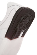 Men's White Thick Sole Lace Up Leather Sneaker | Derimod Men's White Thick Sole Lace Up Leather Sneaker | Derimod