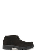 Geox Men's Brown Spherica Ec7 Lace-Up Suede Leather Boots | Derimod Geox Men's Brown Spherica Ec7 Lace-Up Suede Leather Boots | Derimod