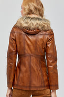 Teresa Kadın Deri Ceket | Derimod Teresa Kadın Deri Ceket | Derimod