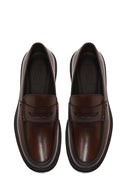 Male Brown Leather Casual Loafer | Derimod Male Brown Leather Casual Loafer | Derimod