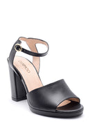 Women's Leather Thick Heeled Shoes | Derimod Women's Leather Thick Heeled Shoes | Derimod