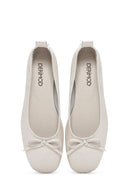 Kadın Bej Toka Detaylı Deri Babet | Derimod Kadın Bej Toka Detaylı Deri Babet | Derimod