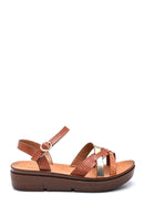 Kadın Dolgu Topuk Casual Sandalet | Derimod Kadın Dolgu Topuk Casual Sandalet | Derimod