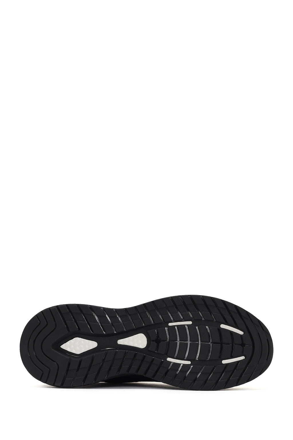 Erkek Siyah bağcıklı Deri Sneaker