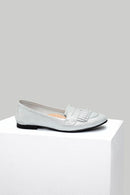 Gri Kadın Deri Loafer | Derimod Gri Kadın Deri Loafer | Derimod