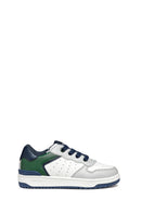 Geox Boy Grey Washiba Lace-Up Sneaker | Derimod Geox Boy Grey Washiba Lace-Up Sneaker | Derimod