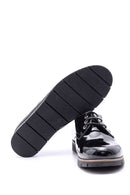 Kadın Bağcıklı Rugan Ayakkabı | Derimod Kadın Bağcıklı Rugan Ayakkabı | Derimod