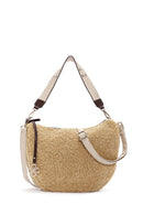 Women's Yellow Plush Shoulder Bag | Derimod Women's Yellow Plush Shoulder Bag | Derimod