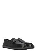 Men's Black Leather Casual Loafer | Derimod Men's Black Leather Casual Loafer | Derimod